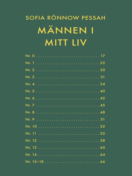 Title details for Männen i mitt liv by Sofia Rönnow Pessah - Available